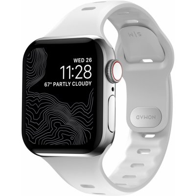 Nomad Sport Slim Strap S/M White Apple Watch 41/40/38mm NM01142485 – Zboží Mobilmania