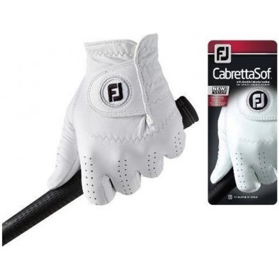 FootJoy CabrettaSof Regular Mens Golf Glove Bílá Levá ML – Zbozi.Blesk.cz