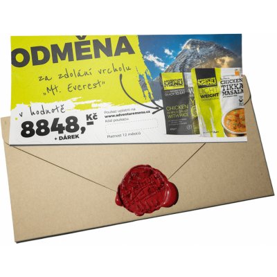 Dárkový poukaz "Mt. Everest" - 8 848 Kč Forma: Elektronický poukaz v PDF – Hledejceny.cz