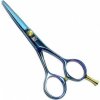 Kadeřnické nůžky Pro Feel Japan BC018-50 Blue profesionální nůžky na vlasy a vousy 5' modré