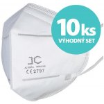 JC respirátor FFP2 bílý 10 ks – Zboží Mobilmania