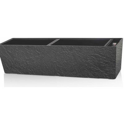 Flower Lover Truhlík s vložkou Supreme stone 75cm, antracit – Sleviste.cz