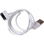 Akyga kabel USB-Apple 30-pin 1.0m/bílá | Zboží Auto