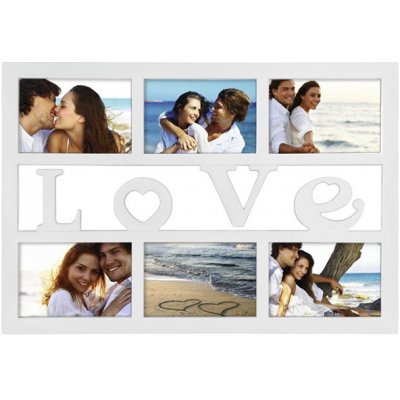 Hama, FOTORÁMEČKY NA VÍCE FOTOGRAFIÍ 6x 10X15cm, Love – Sleviste.cz