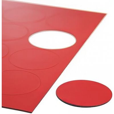 Magnetická kolečka červená, sada 12 ks – Hledejceny.cz