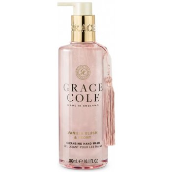 Grace Cole Boutique Vanilla Blush & Peony tekuté mýdlo na ruce 300 ml