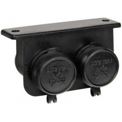 Lampa Italy Zásuvka autozapalovače 12/24V dvojitá vodotěsná | Zboží Auto