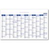 Kalendář Nástěnný Plánovací mapa CZ 80x100 cm modrá 2023