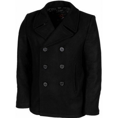Pea coat kabát US vlněný černý – Hledejceny.cz