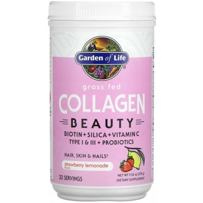 Garden of Life Collagen Beauty jahoda a citrón 270 g – Hledejceny.cz
