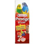 Versele-Laga Prestige Sticks 2 tyčinky se směsí ovoce a květin pro malé papoušky 60 g – Hledejceny.cz