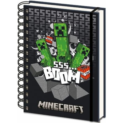 Pyramid International Zápisník Minecraft 3D - Boom A5 – Zboží Živě