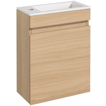 Naturel Koupelnová skříňka s umyvadlem Verona 40x53,2x22 cm světlé dřevo VERONA40SD