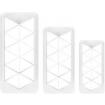 Sada vykrajovátek 3kusy Geometric - trojúhelníky PME – Sleviste.cz