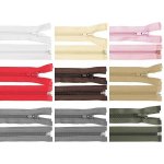 Spirálový zip šíře 5 mm délka 65 cm (bundový) POL - 110 žlutá – Zboží Mobilmania