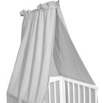 KLUPS Baldachýn mušelínový šedá – Zboží Dáma