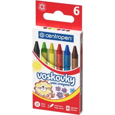 Centropen pastelky voskové 6 barev – Hledejceny.cz