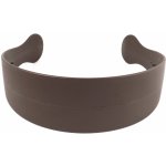 Široká plastová čelenka na vlasy tmavě hnědá – Zbozi.Blesk.cz