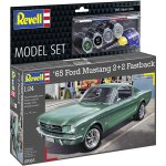 Revell Plastic ModelKit auto 07065 1965 Ford Mustang 2+2 Fastback CF 18-5599 1:25 – Zboží Dáma