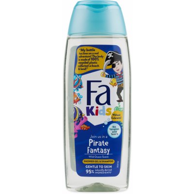 Fa Kids sprchový gel a šampon divoký pirát 250 ml