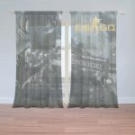 Záclony CS:GO Voják 1: 2 ks - 150x250 cm - Sablio – Hledejceny.cz