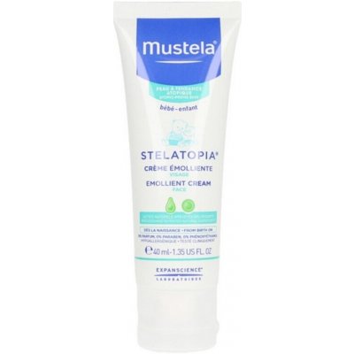 Mustela Bébé Stelatopia zvláčňující krém na obličej pro děti od narození 40 ml