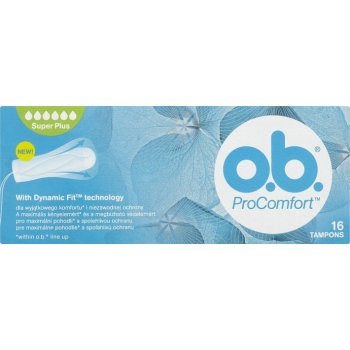 o.b. Pro Comfort Super Plus with Dynamic Fit tampony 16 ks