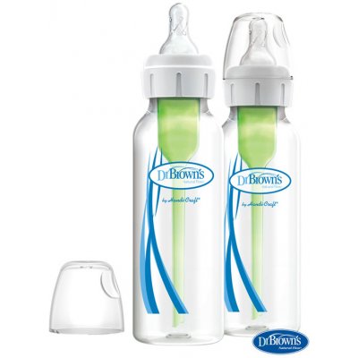 DR.Brown's Láhev antikolik Options+ úzká plast V003580 2x250 ml – Hledejceny.cz