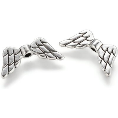 Křídla 20x9 mm starostříbrná – Zboží Dáma