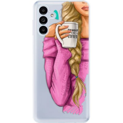 Pouzdro iSaprio - My Coffe and Blond Girl - Samsung Galaxy A13 5G – Zbozi.Blesk.cz