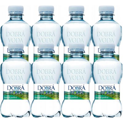 Dobrá voda jemně perlivá 8 x 250 ml – Sleviste.cz