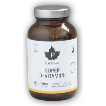 Puhdistamo Super Vitamin D 4000iu 120 kapslí