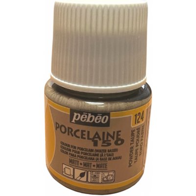 Pebeo Porcelaine 150 Barvy 124 Práškově šedá 45 ml – Zboží Dáma