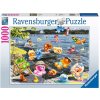 Puzzle RAVENSBURGER Gelini u moře 1000 dílků