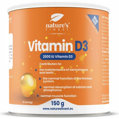Nutrisslim Vitamin D3 2000iu 150 g – Hledejceny.cz