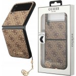 Pouzdro Guess 4G Charms Samsung Galaxy Z Flip 4 hnědé – Hledejceny.cz