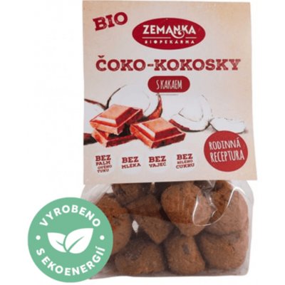 Biopekárna Zemanka Bio Čoko kokosky s Fair Trade čokoládou 100 g – Zboží Mobilmania