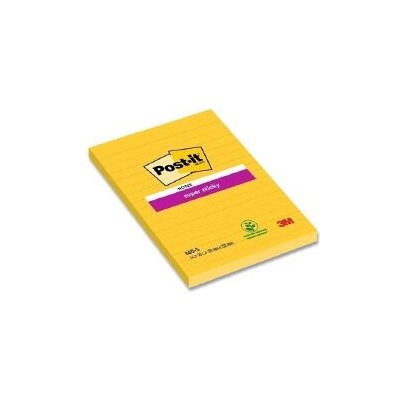 3M Post-it 660 Super Sticky - silně lepicí bloček - 101×152 mm, 90 l. – Sleviste.cz