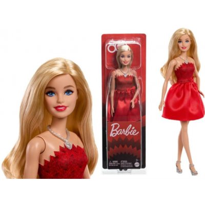 Barbie Red Dress Mattel 80 Year Anniversary – Zboží Dáma