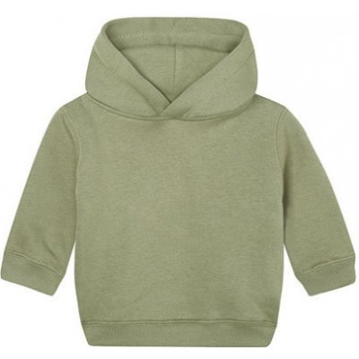 Babybugz dětská mikina přes hlavu s kapucí BZ63 Soft Olive – Hledejceny.cz