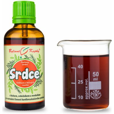 Bylinné kapky Srdce kapky tinktura 50 ml – Hledejceny.cz