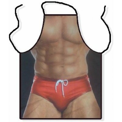 Zástěra muž v plavkách – Zboží Dáma