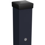 Opal Plotový sloupek pro bránu a branku, 220 cm, ocel, grafitová šedá (RAL 7024) W5024 – Sleviste.cz