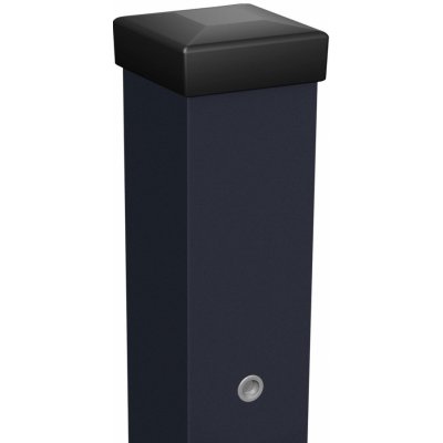 Opal Plotový sloupek pro bránu a branku, 220 cm, ocel, grafitová šedá (RAL 7024) W5024 – Sleviste.cz