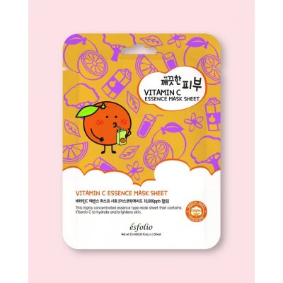 Esfolio Pure Skin Vitamin C Essence Mask Sheet 25 ml – Zboží Dáma