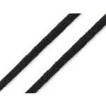 Prima-obchod Bavlněná oděvní šňůra splétaná Ø5 mm, barva 2 černá – Hledejceny.cz