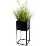 DekorStyle Květinový stojan Willa 50 cm černý – Zboží Dáma