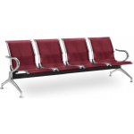 RAUMAN Kovová lavice do čekárny REST 4-sedák – Zboží Dáma