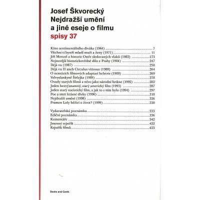 Nejdražší umění a jiné eseje o filmu spisy-svazek 37 – Hledejceny.cz