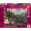 Puzzle Schmidt Thomas Kinkade: Šípková Růženka Tančící v kouzelném světle 1000 dílků